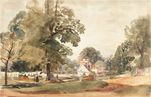 Peter De Wint - Near Mill Hill - about 1820/25 Peter De Wint - Near Mill Hill - about 1820/25