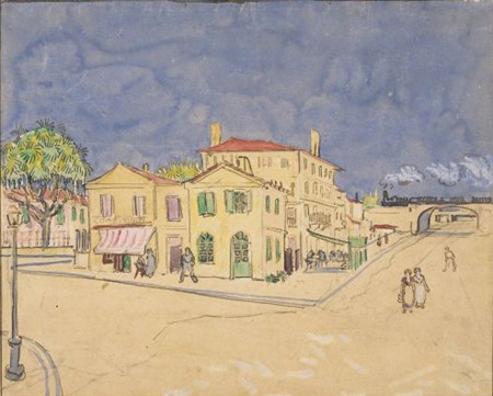 Vincent van Gogh - Yellow house - 1888 Vincent van Gogh - Yellow house - 1888