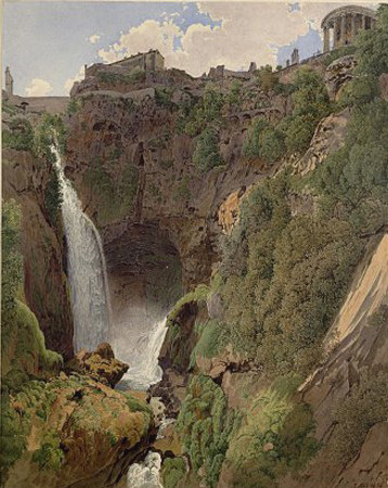 Rudolf von Alt - Tivoli - 1836 Rudolf von Alt - Tivoli - 1836