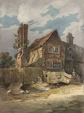 Cotman - House in Epsom - 1800 Cotman - House in Epsom - 1800