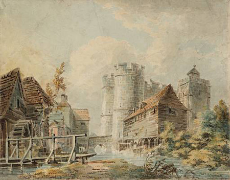 Turner - West Gate-Canterbury - about 1792 Turner - West Gate-Canterbury - about 1792